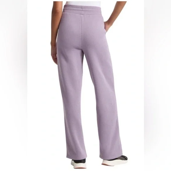Puma Women's Plush Lounge Pants Drawstring Waist Purple XXL Relaxed Fit - Picture 2 of 7